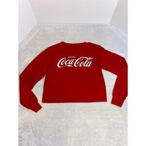 Ladies Coca Cola Cropped Top Size Small